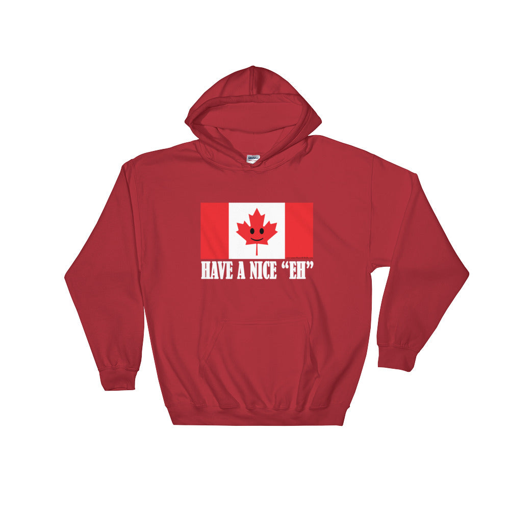 Canada Supporter Men's Hoodie Canadian Maple Leaf Red Flag